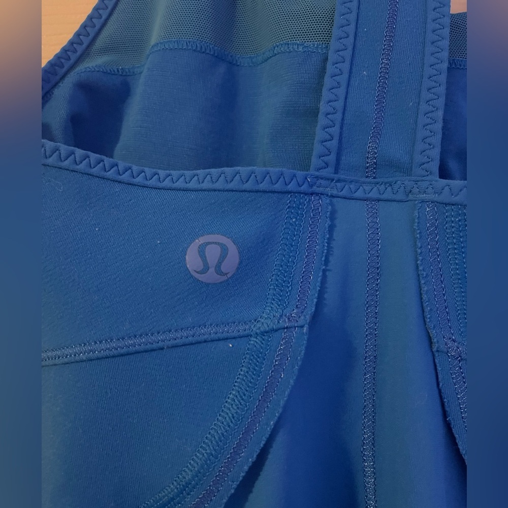 Lululemon Blue Racerback Tank Top - Picture 3 of 4